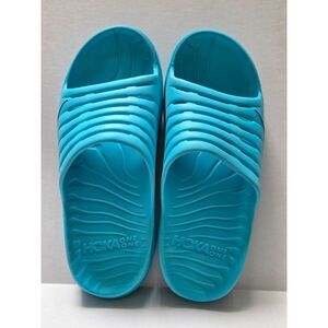 HOKA ONE ONE Unisex Ora Recovery Slide 2 Cyan Blue M11/W12 Gorpcore Recovery